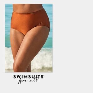Swimsuits For All Orange High Waist Bikini Chic